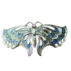 Blue Butterfly hair clip 